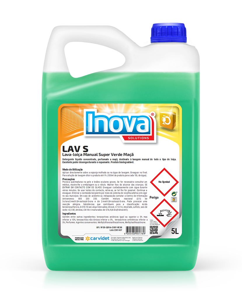 Detergente lava loiça maçã 5L