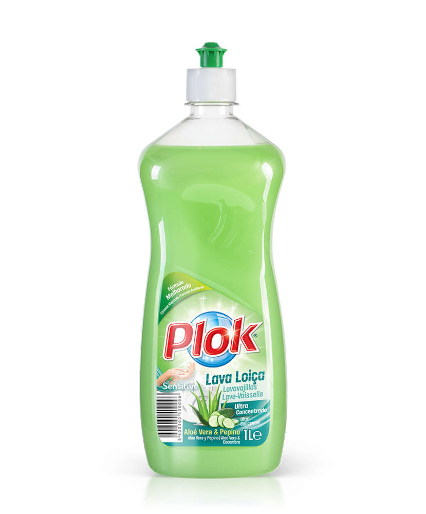 Detergente lava loiça de aloé vera e pepino 1L