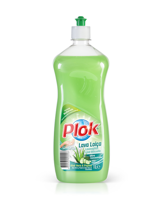 Detergente lava loiça de aloé vera e pepino 1L