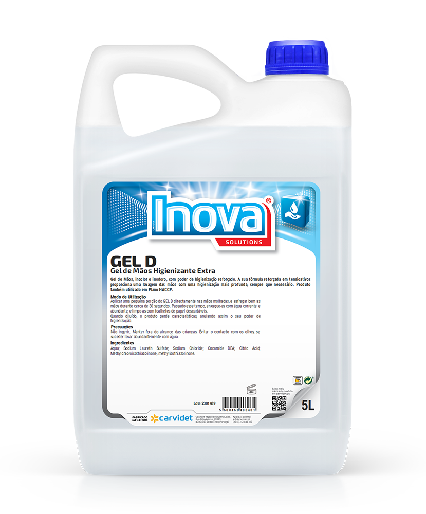 Gel de mãos higienizante