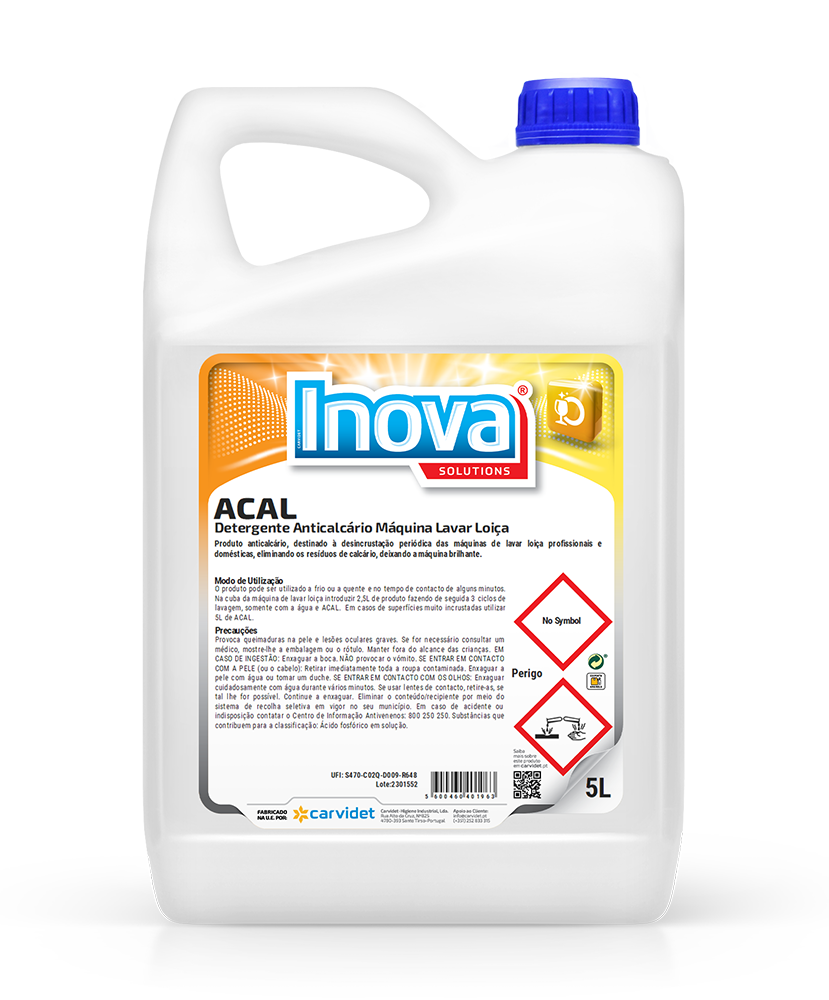 Detergente anti calcário máquina da loiça 5L