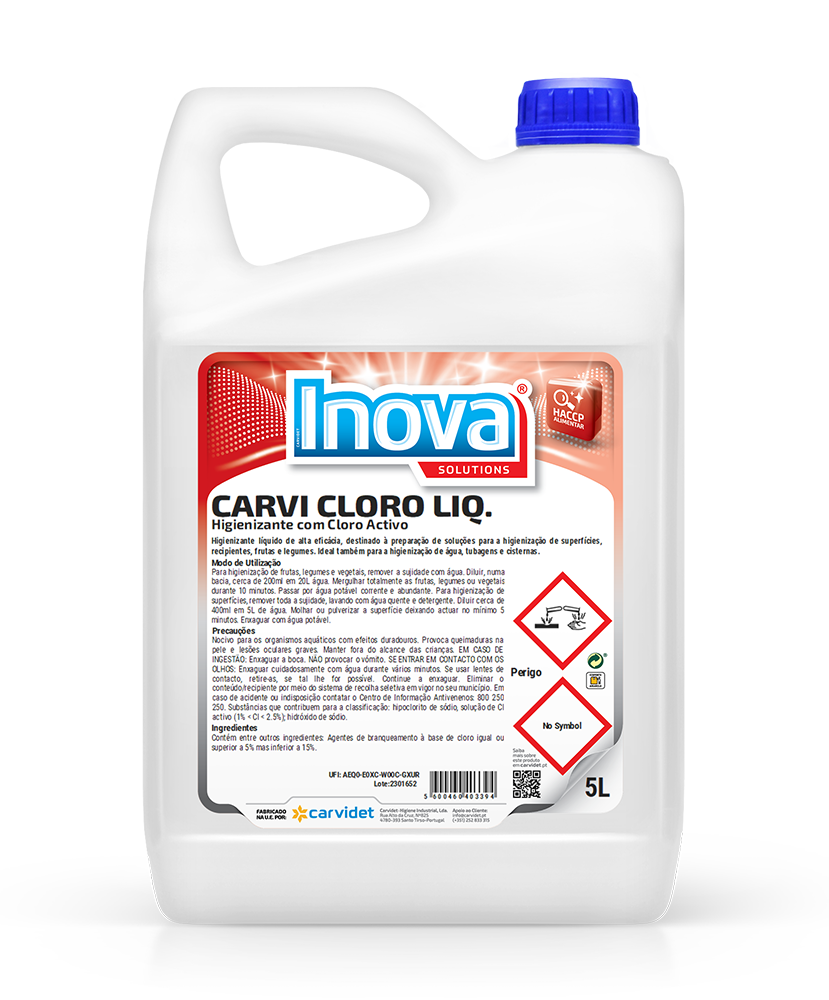 Higienizante com cloro