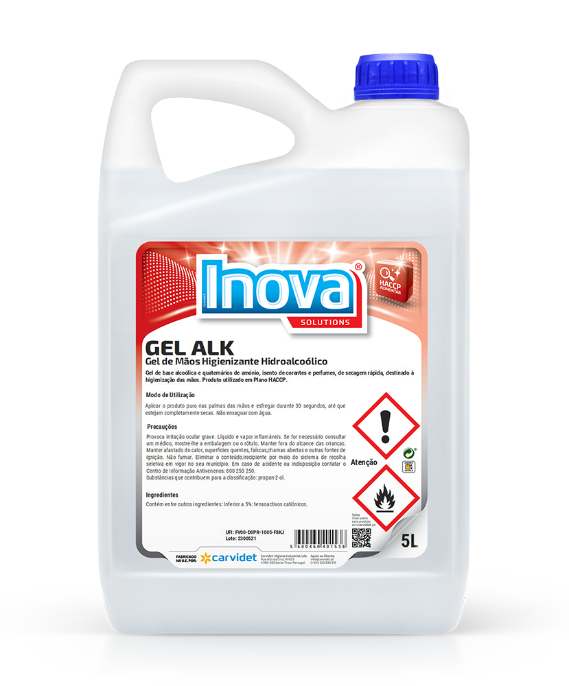 Gel de mãos hidroalcoólico