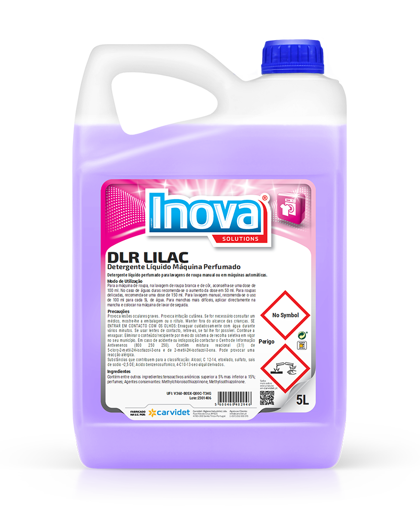 Detergente líquido máquina de roupa lilac 5L