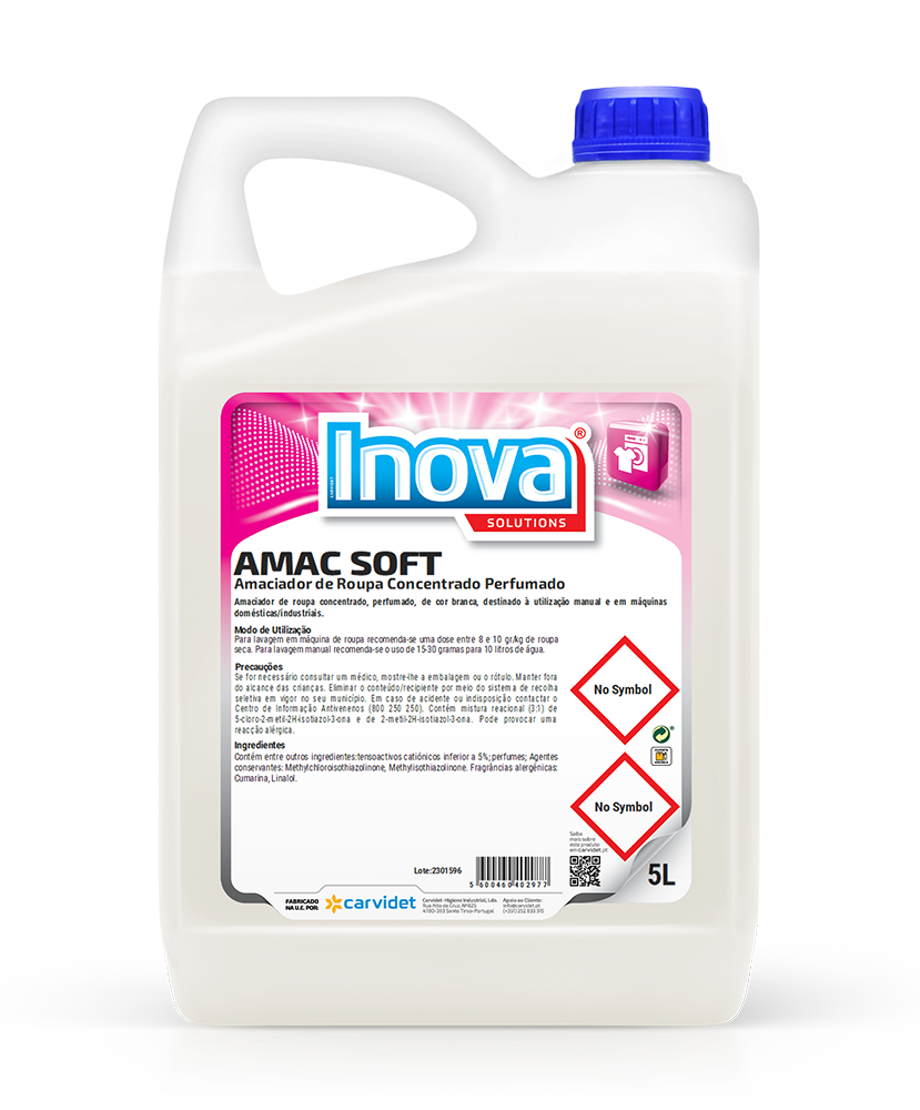 Amaciador de roupa soft 5L