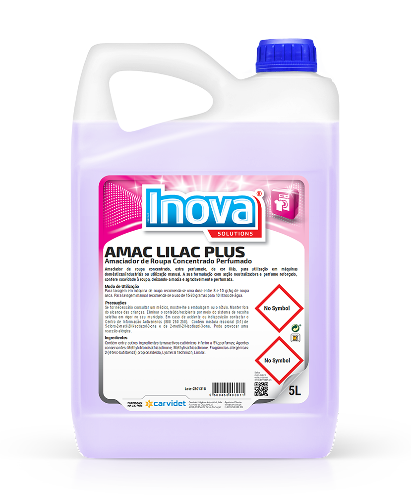 Amaciador de roupa lilac plus 5L