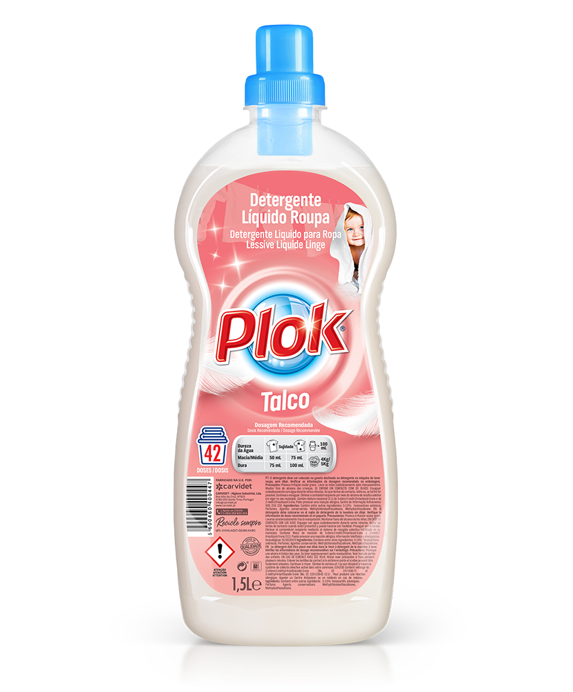 Detergente líquido para roupa Talco 1.5L