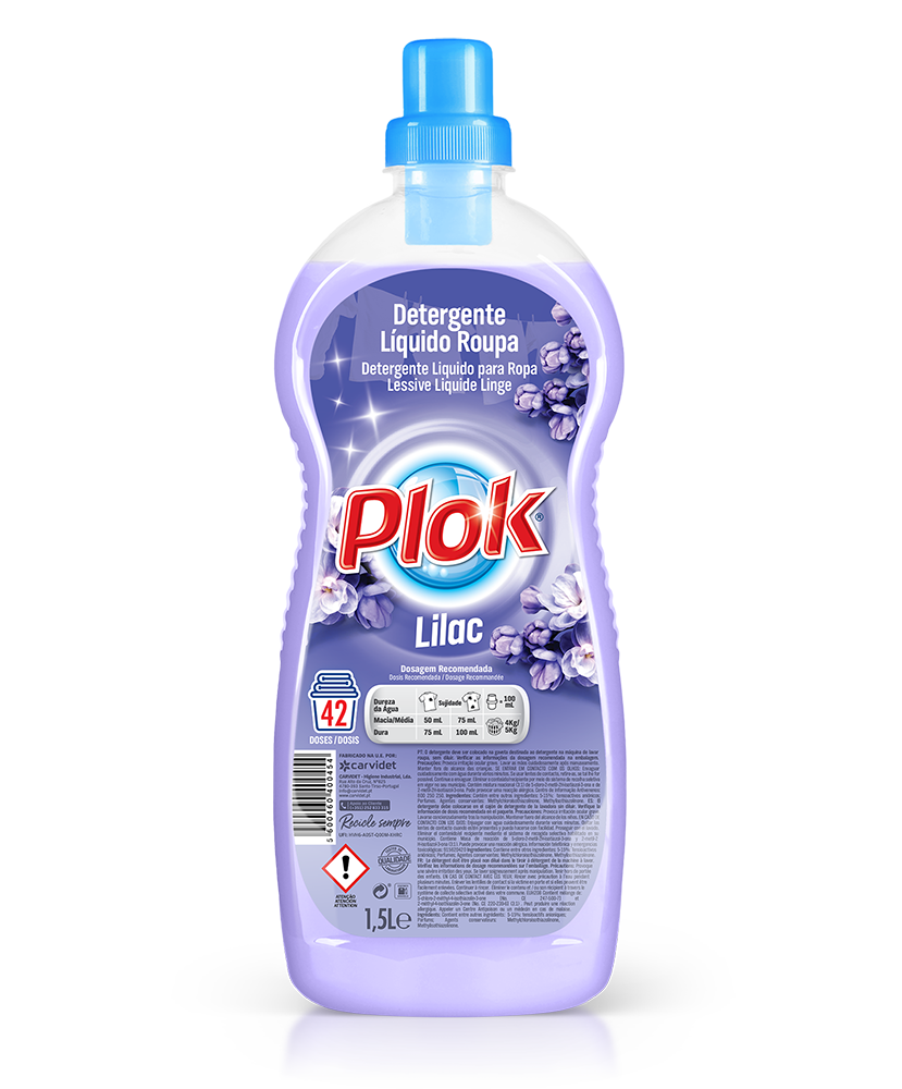 Detergente liquido para roupa Lilac 1.5L