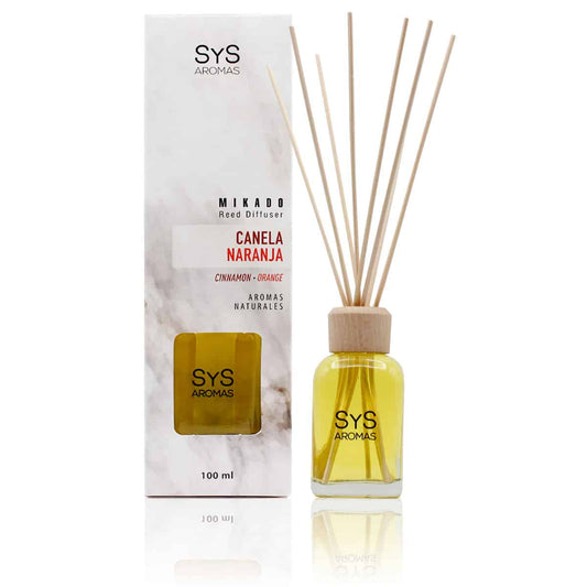 Mikado ambientador 100ml - canela laranja