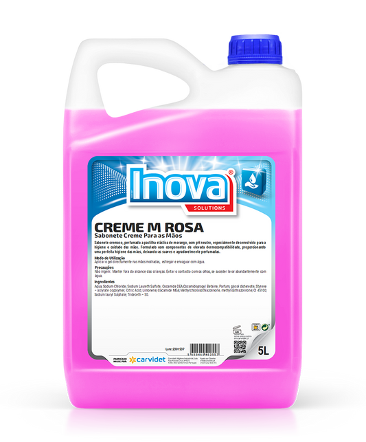 Sabonete de mãos creme m rosa