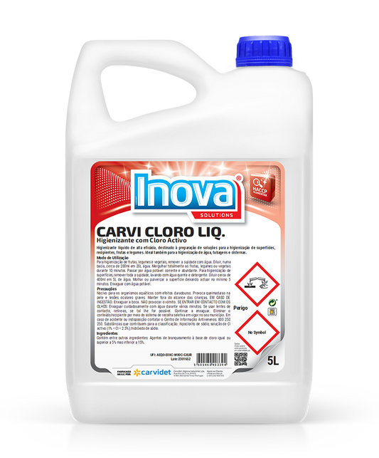 Higienizante com cloro
