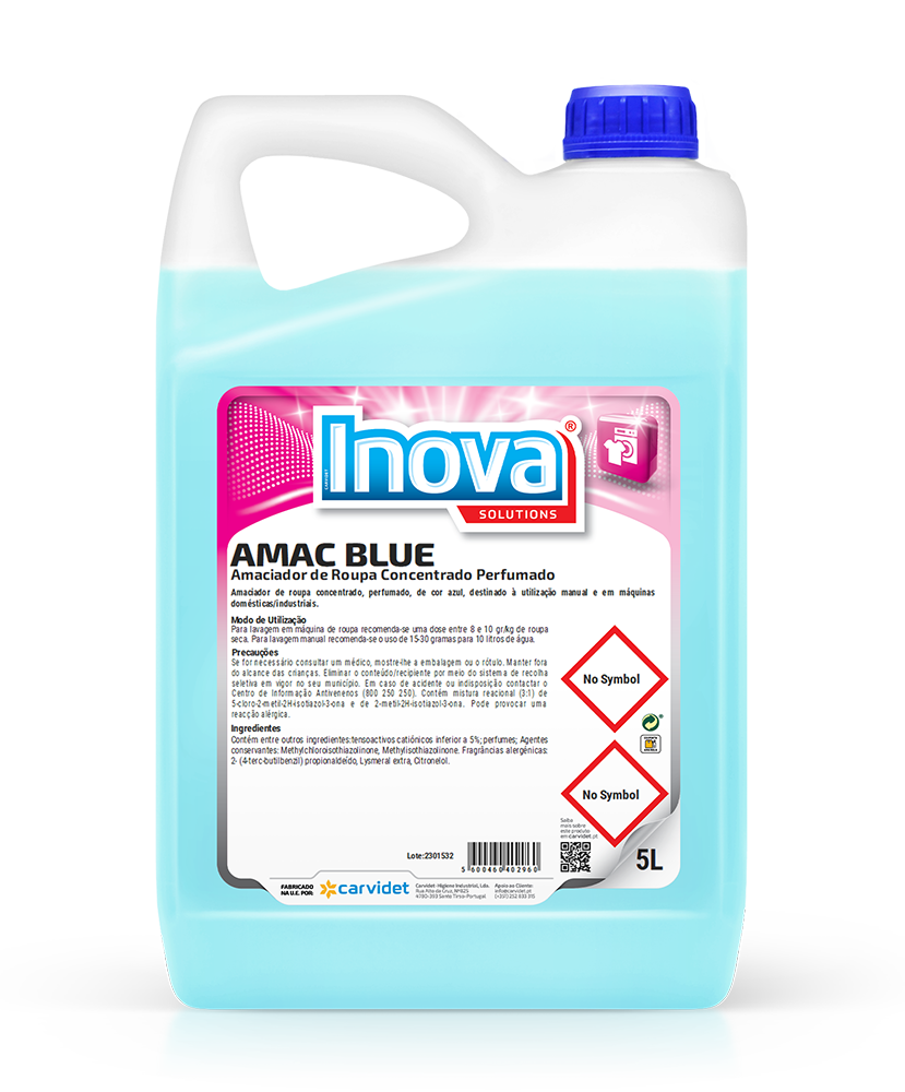 Amaciador de roupa Blue 5L