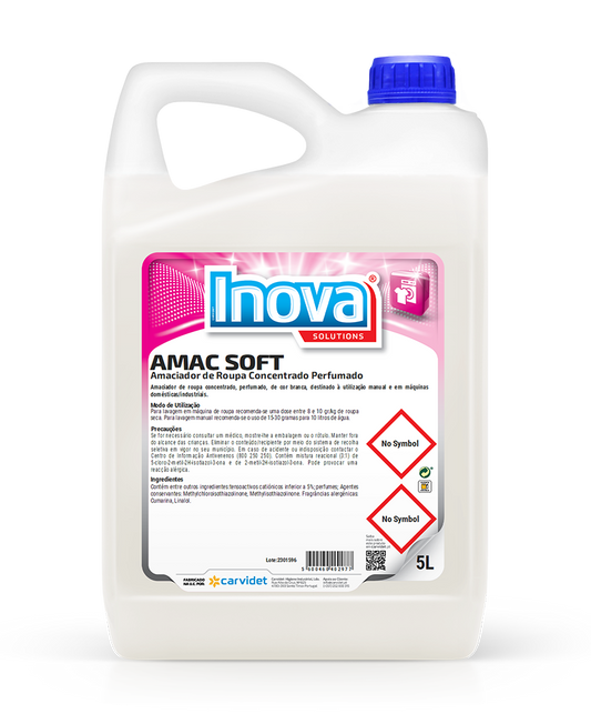 Amaciador de roupa soft 5L