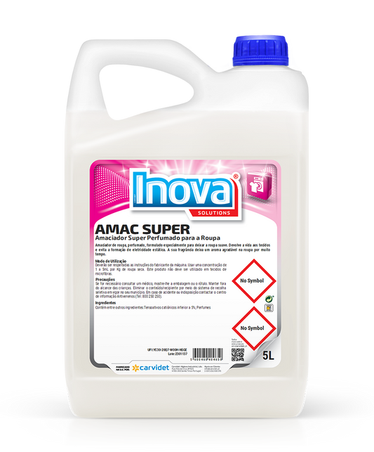 Amaciador de roupa super 5L