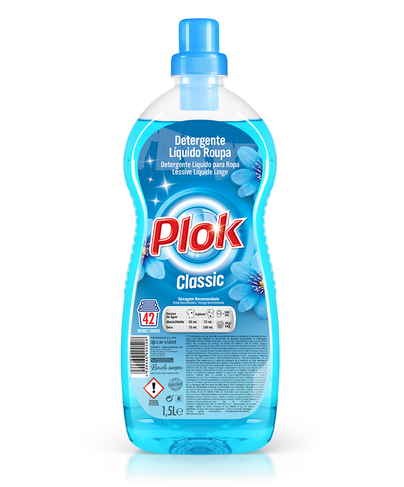 Detergente líquido para roupa classic 1.5L