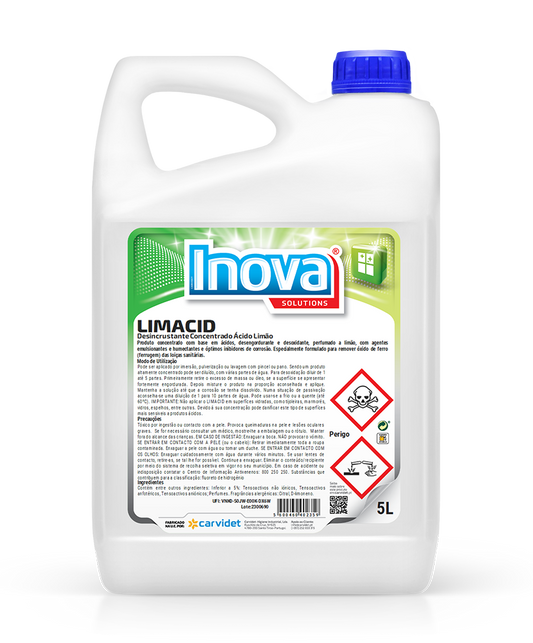Desincrustante ácido limão